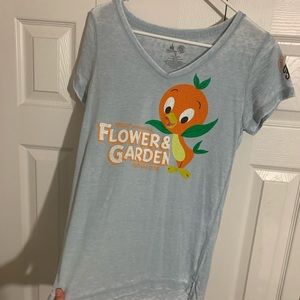 NWOT Epcot Flower & Garden Orange Bird shirt